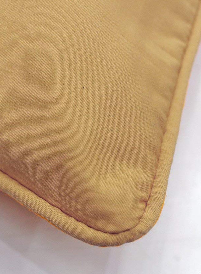 اورافي غطاء وسادة من القطن بني جملي 18x18بوصة - Image 3