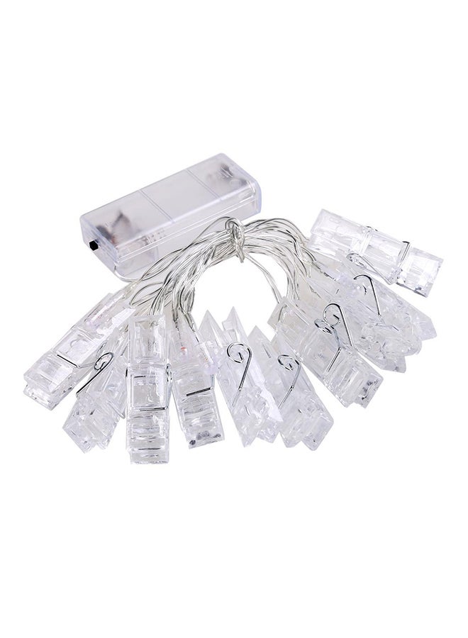 Photo Hanging Clips With LED Lights White 19x11x4centigram - Image 1