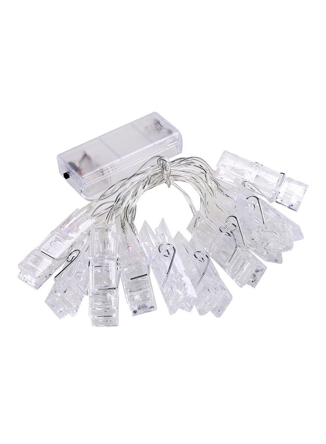 Photo Hanging Clips With LED Lights White 19x11x4centigram - Image 1