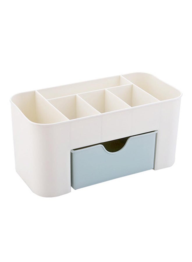 6 Compartment Storage And Organizer Box White 23x12x12cm