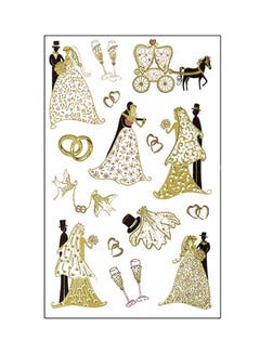 AVERY 15-Piece Paper Wedding Sticker Set Multicolour  - Image 1