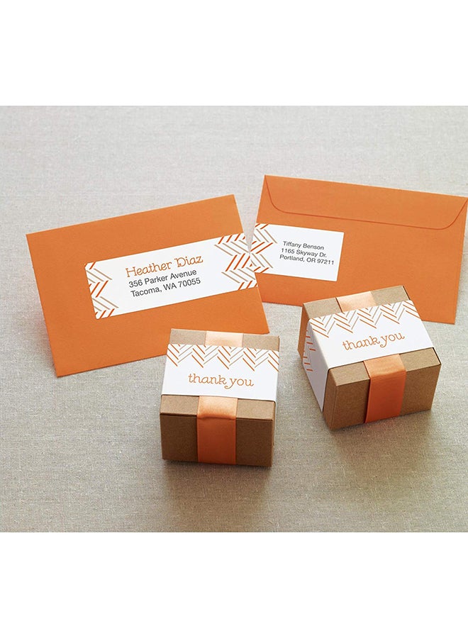 AVERY 15-Piece Wraparound Address Label Set White - Image 2
