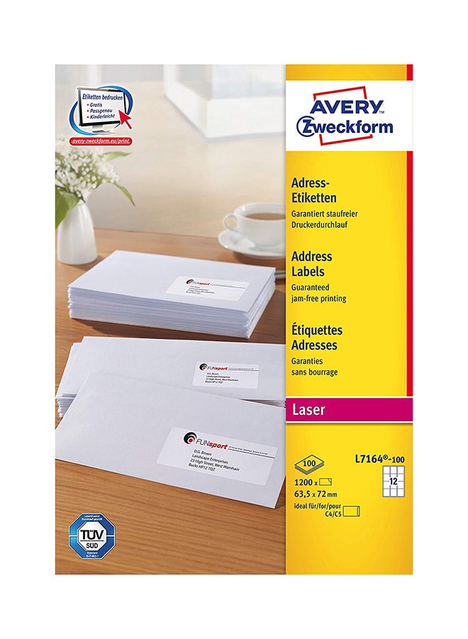 AVERY Address Label White - Image 1