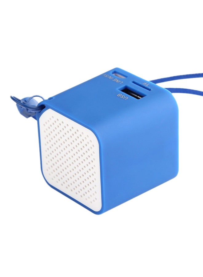 Wireless Speaker With Selfie Stereo Blue