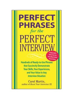 Perfect Phrases For The Perfect Interview paperback english - 38442 - v1535032062/N16528758A_1