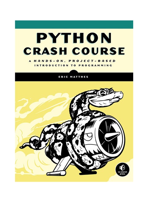 Python Crash Course Paperback English by Eric Matthes - 42339