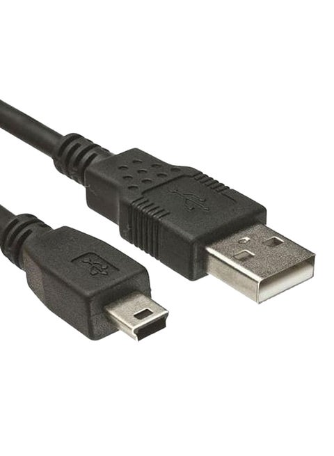 Mini USB Data Sync Cable Black