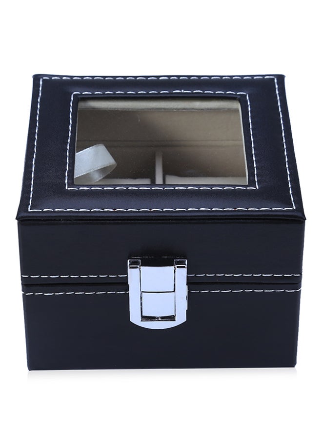 Generic - 2 Grid PU Leather Watch Organizer 2018082528 - Image 1