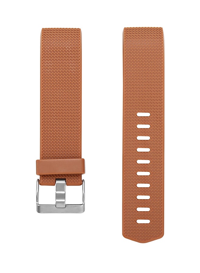 Silicone Strap For Fitbit Charge 2 Smart Watch 22 mm 2018082621 Orange  - Image 1