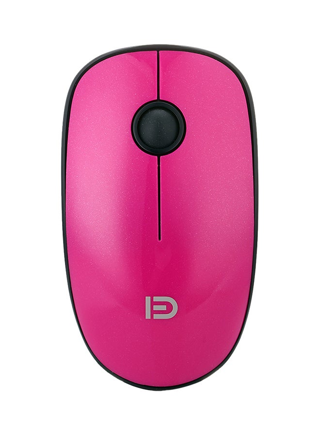 FUDE Wireless Mouse With Optical Sensor Pink/Black - Image 1