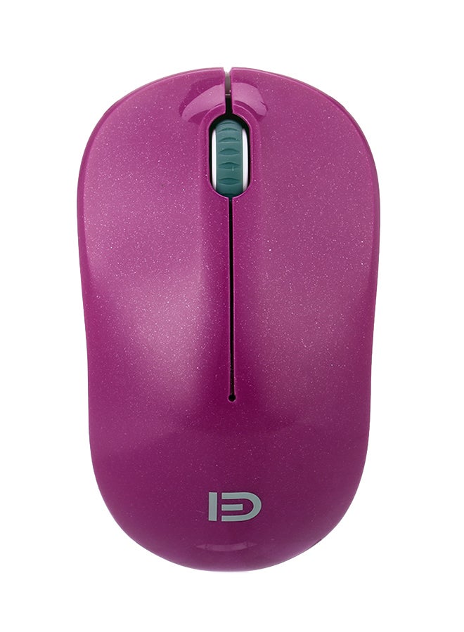 FUDE Wireless Mouse With Optical Sensor Purple - Image 1