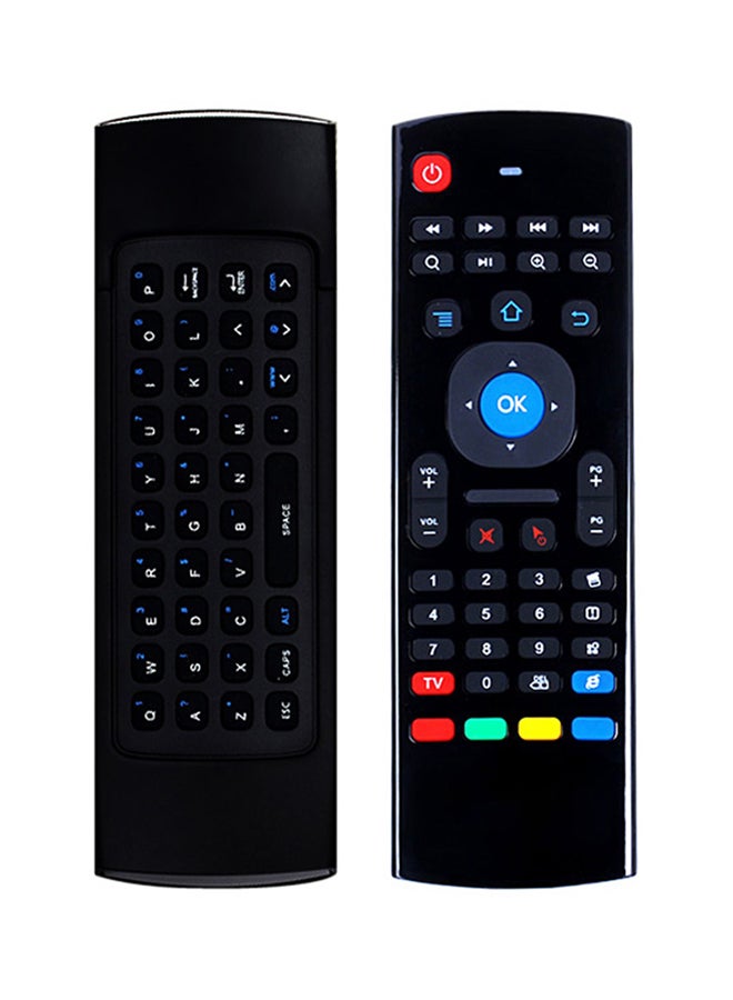 81 Keys Mini Wireless Air Mouse Remote Control Black - Image 1