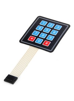 3 x 4 Matrix Keyboard Board Black/Blue