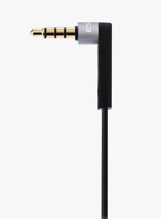 Awei Stereo In-Ear Earphone With Microphone Silver/Black - Image 2