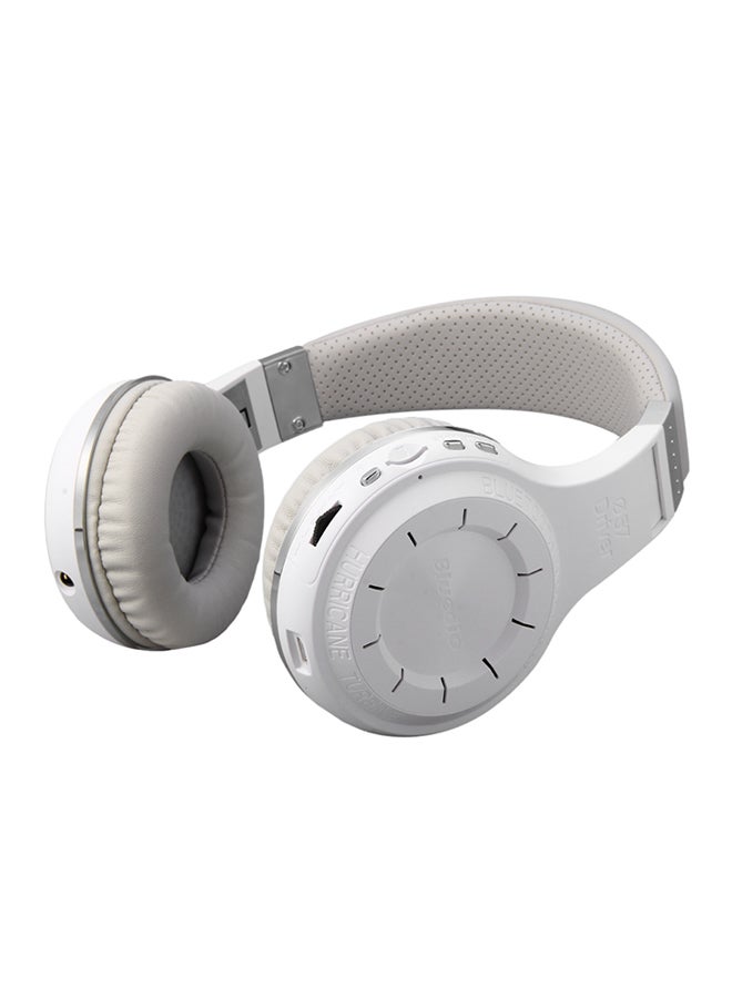Bluedio Bluetooth Wireless On-Ear Headphone With Microphone White - Image 1