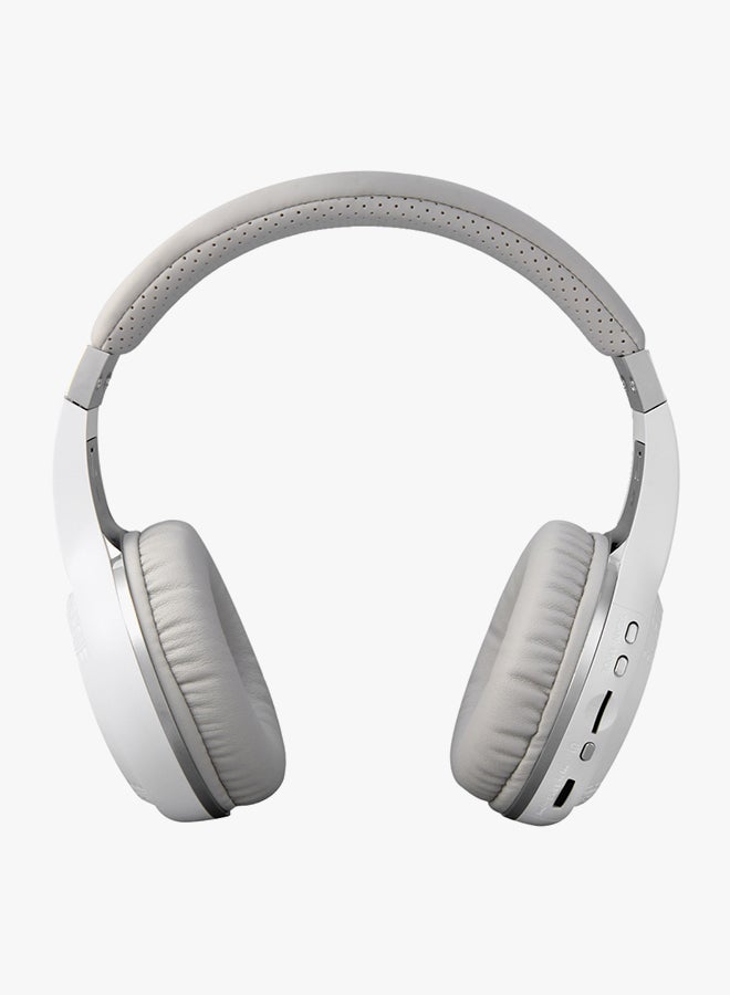 Bluedio Bluetooth Wireless On-Ear Headphone With Microphone White - Image 2