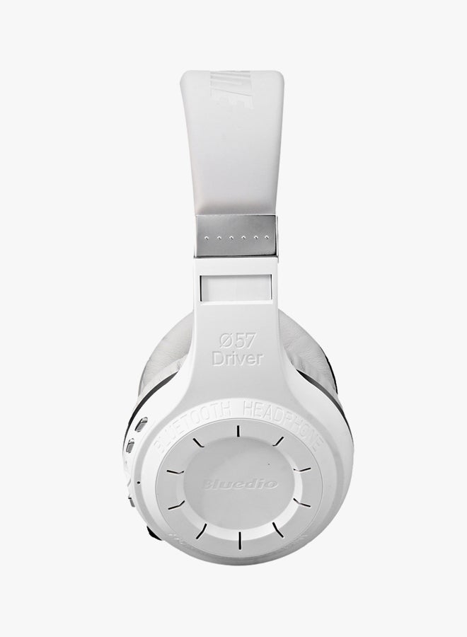 Bluedio Bluetooth Wireless On-Ear Headphone With Microphone White - Image 3