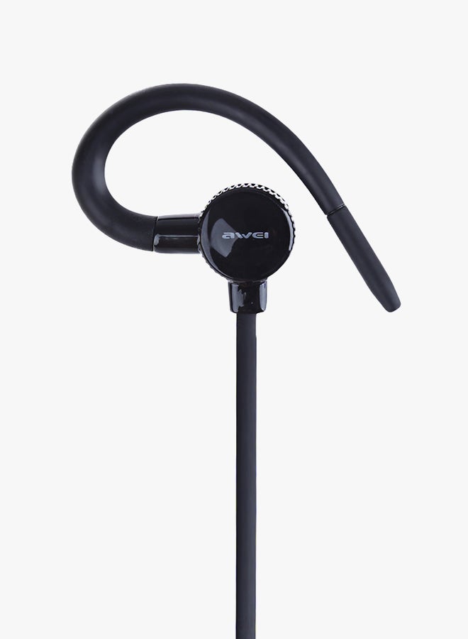 Awei Bluetooth Wireless In-Ear Headphone Black - Image 2