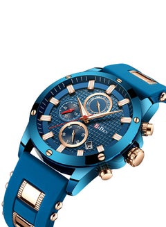 BIDEN Men's Water Resistant Stainless Steel Chronograph Watch Biden0140  - Image 2