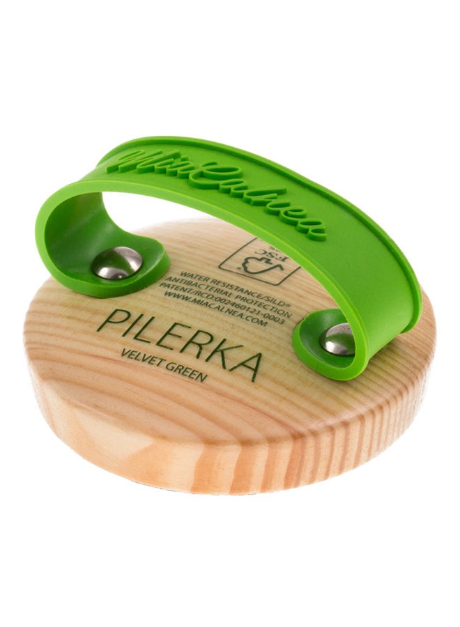 MiaCalnea - Pilerka Feet Scrubber Velvet Green/Beige - Image 1