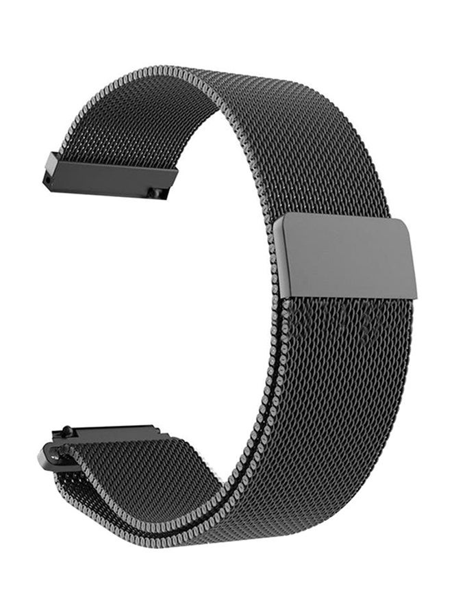 Stainless Steel Band For Xiaomi Amazfit Youth Watch 20 mm Black