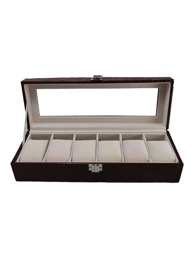 unisex 6 Grid Watch Organizer band-002625