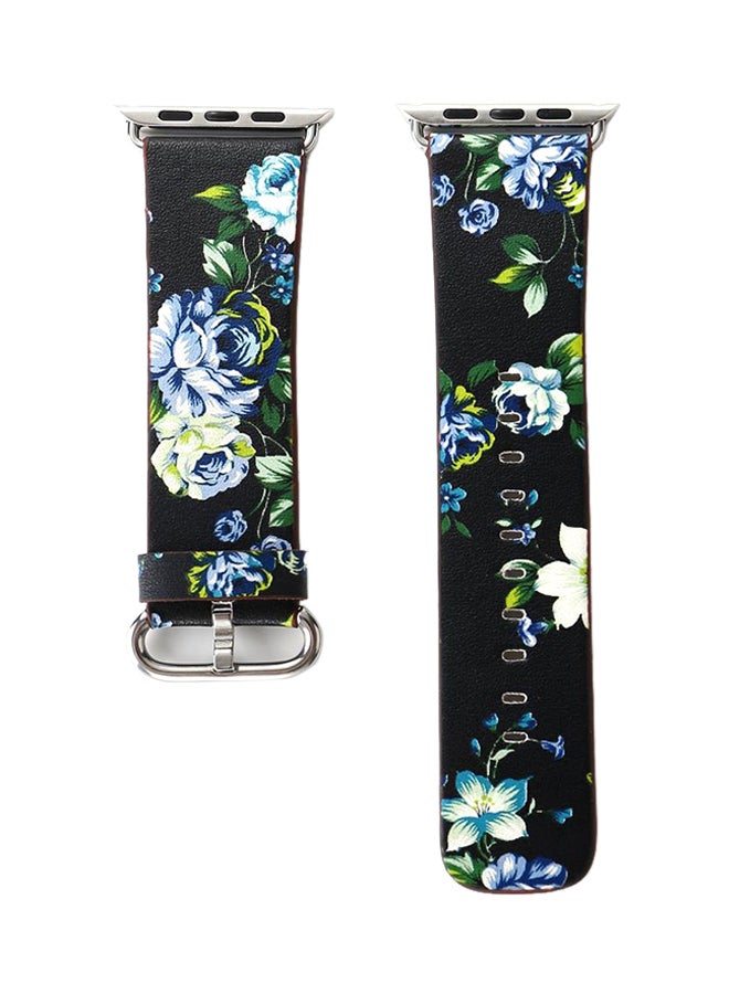 Leather Replacement Band For Apple Watch Series 3/2/1 Multicolour