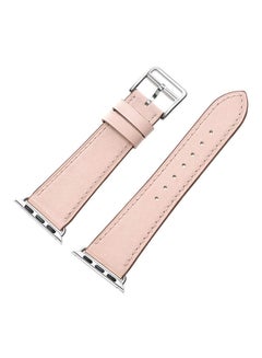 Leather Band For Apple Watch 38 mm Pink