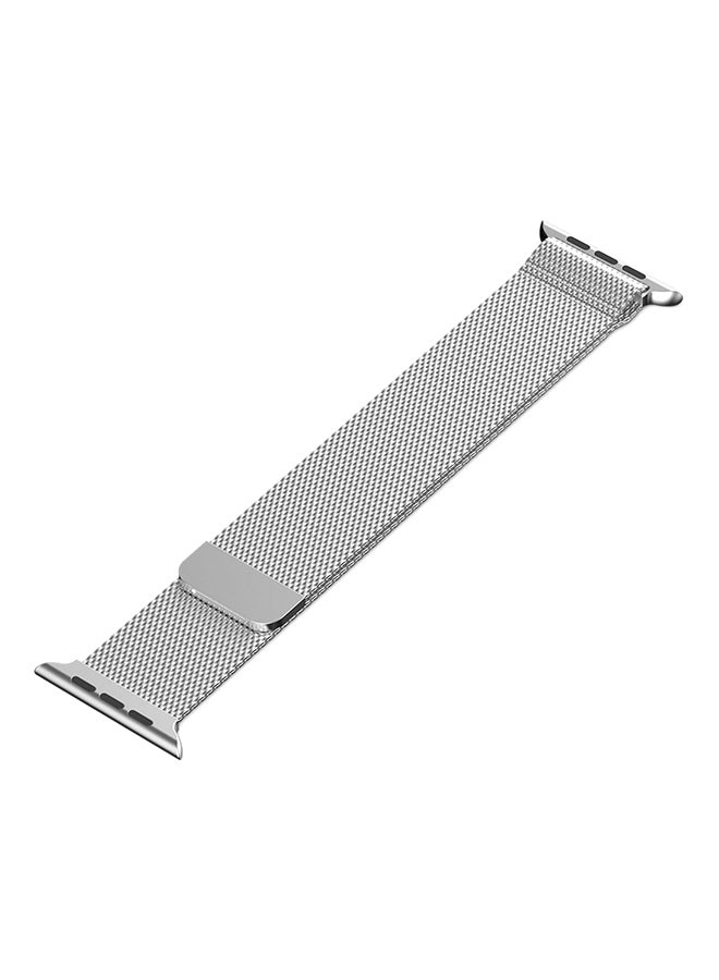 Stainless Steel Band For Apple Watch 42 mm Silver
