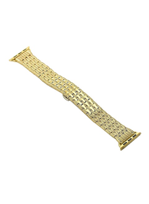Stainless Steel Band For Apple Watch 42 mm Gold