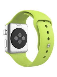 Silicone Replacement Band For Apple Watch - 38Mm Green