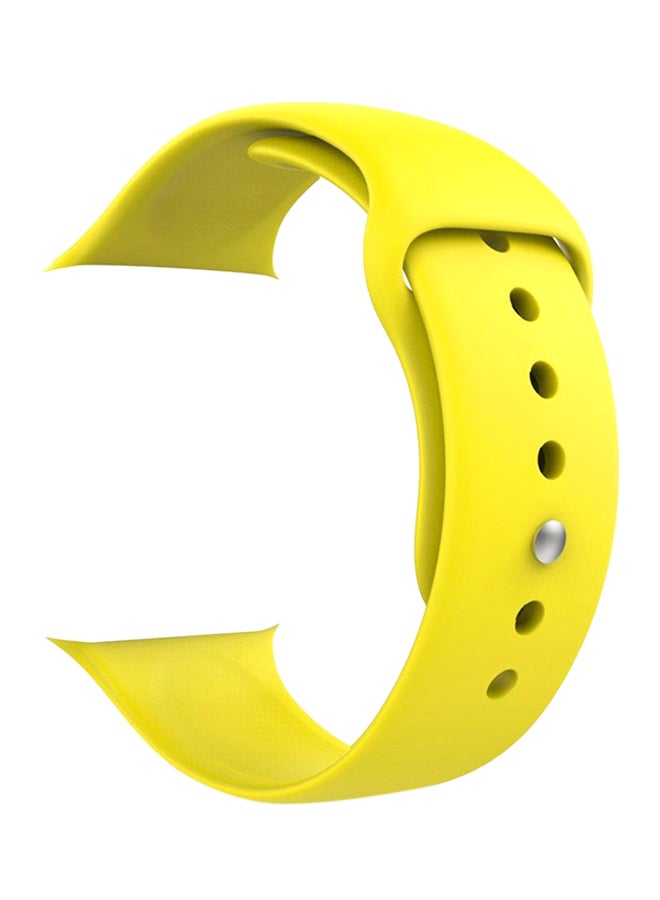 Generic - Replacement Band For Apple Watch 38mm Yellow - Image 1
