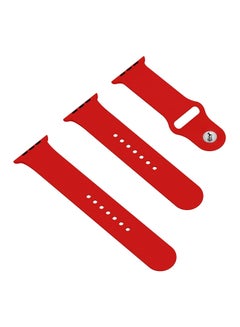 Siicone Strap For Apple Watch 42 mm Red