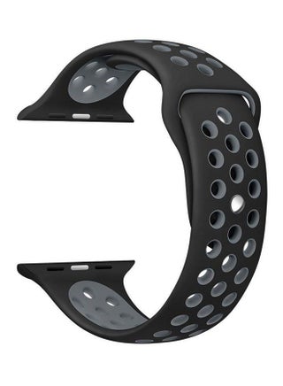Silicone Strap For Apple Watch Nike + Black/Grey - v1535119057/N16607794A_1