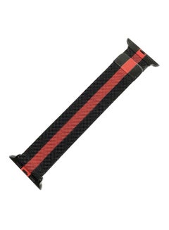 Stainless Steel Band Apple Watch 38 mm Black/Red