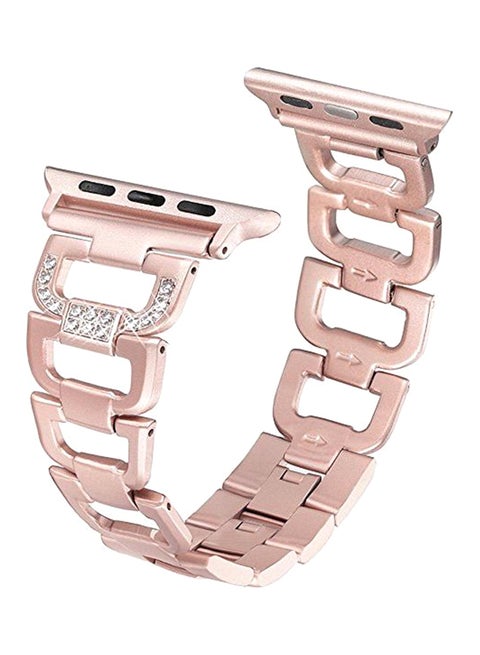 Stainless Steel Band For Apple Watch 42 mm Rose Gold