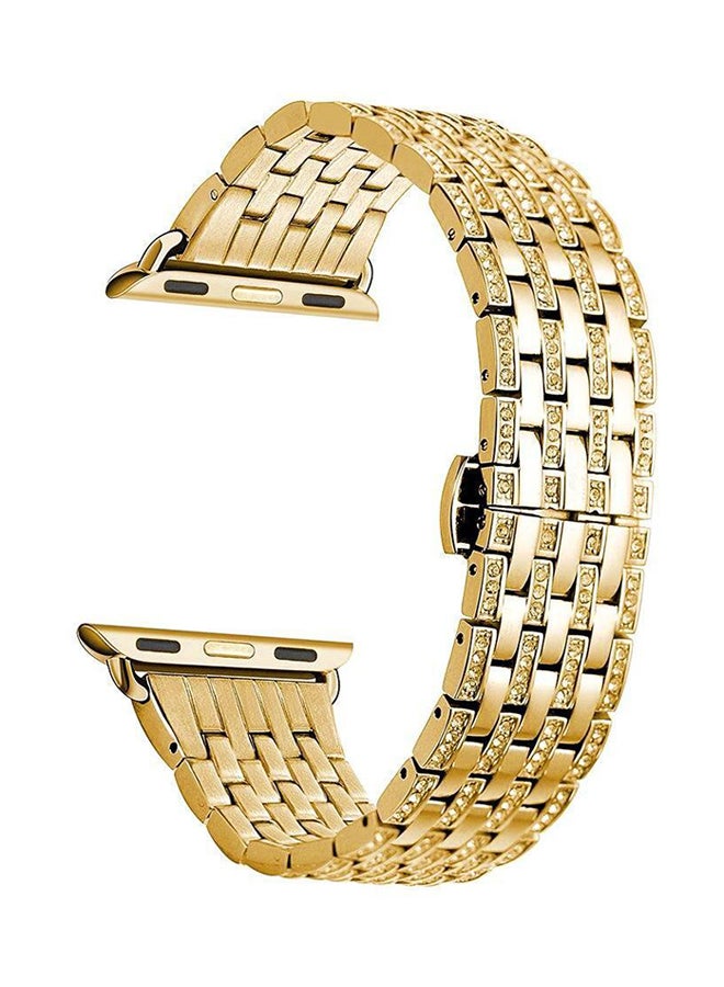 Generic - Stainless Steel Band Apple Watch 38 mm Gold - Image 1