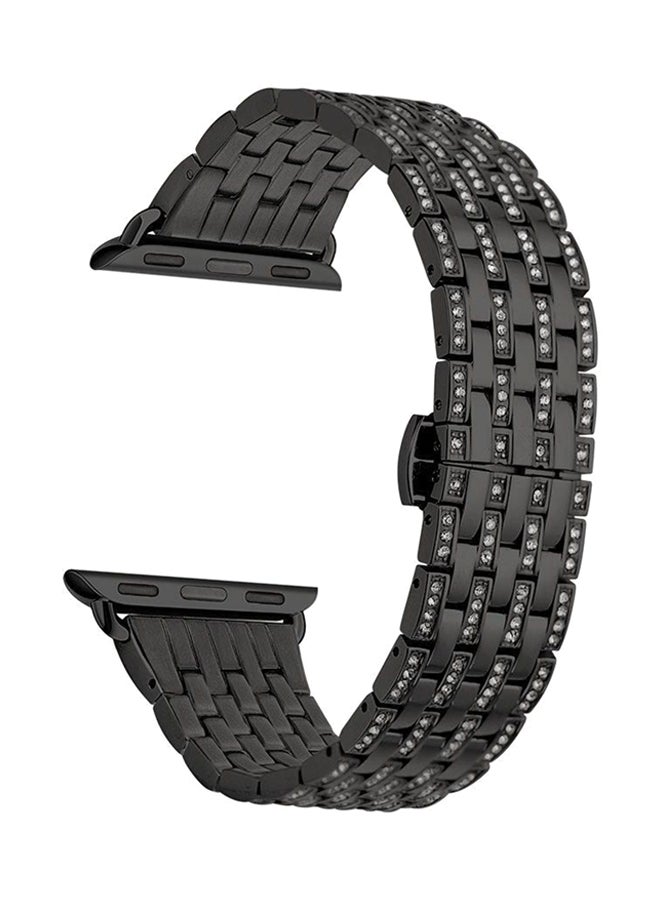 Stainless Steel Band For Apple Watch 42 mm Black