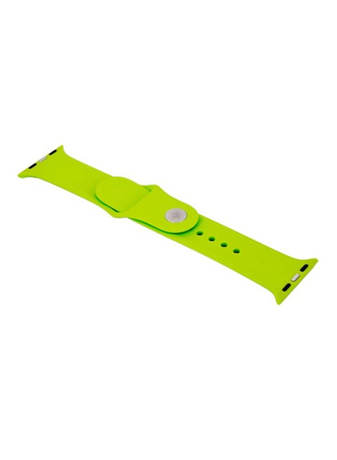 Rubber Band For Apple Watch 42 mm Green