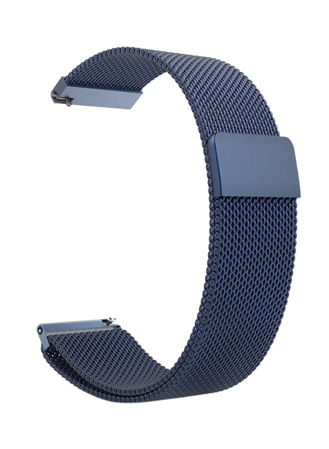 Replacement Band For Samsung Gear S3 Frontier/S3 Classic/Moto 360 2nd Gen Blue