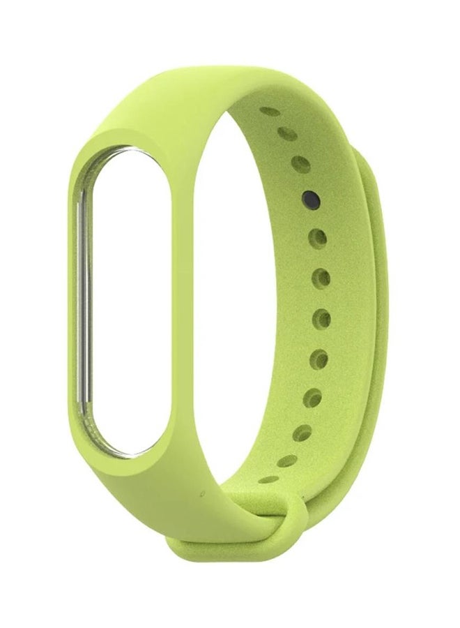 سوار من السيليكون لساعة شاومي مي باند 3 أخضر