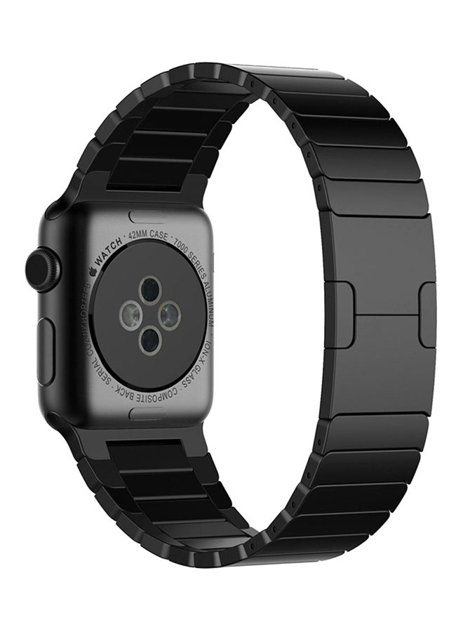 Generic - Stainless Steel Band For Apple Watch 42 mm Black - Image 1