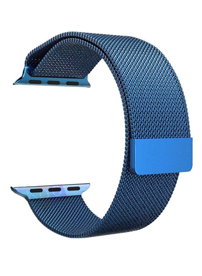 Replacement Wrist Band For Apple Watch Series 3/2/1 Blue