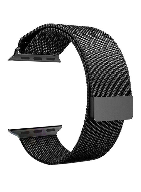 Stainless Steel Band For Apple Watch 42 mm Black