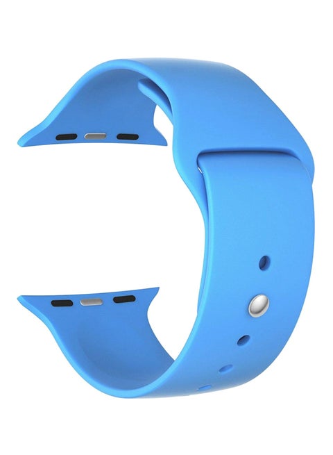 Siicone Strap For Apple Watch 42 mm Blue