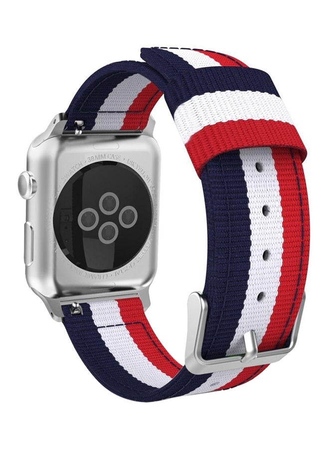 Interchangeable Band For Apple Watch 42mm Blue/White/Red