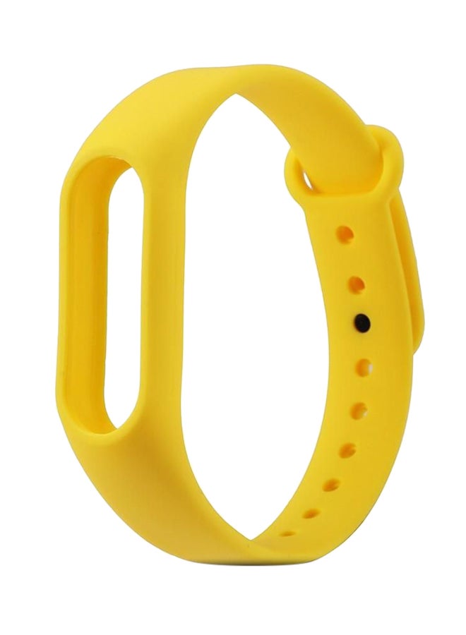 Silicone Band For Xiaomi Mi Band 2 Yellow