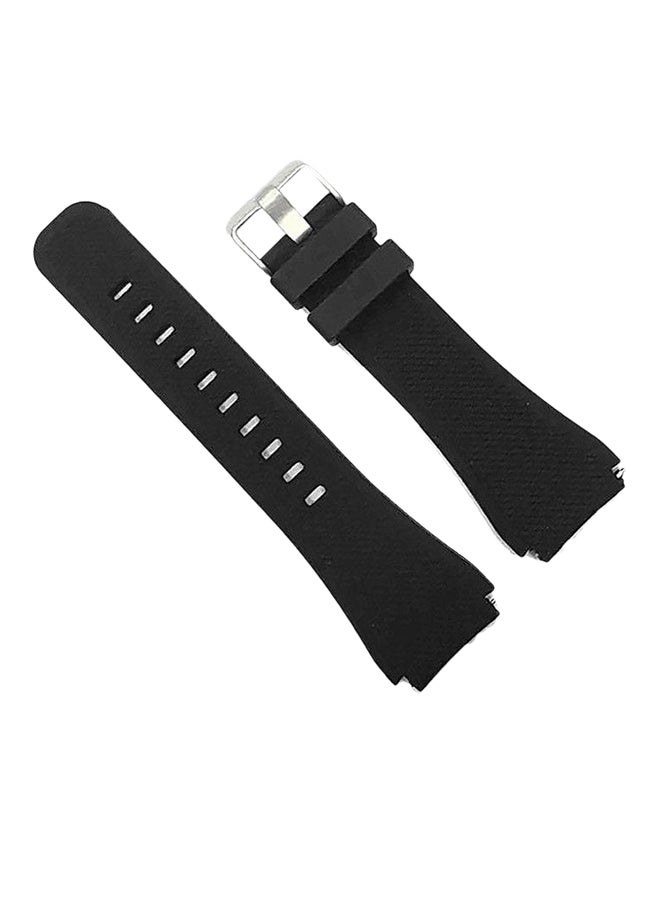 Silicone Replacement Band For Samsung S3 Gear Black