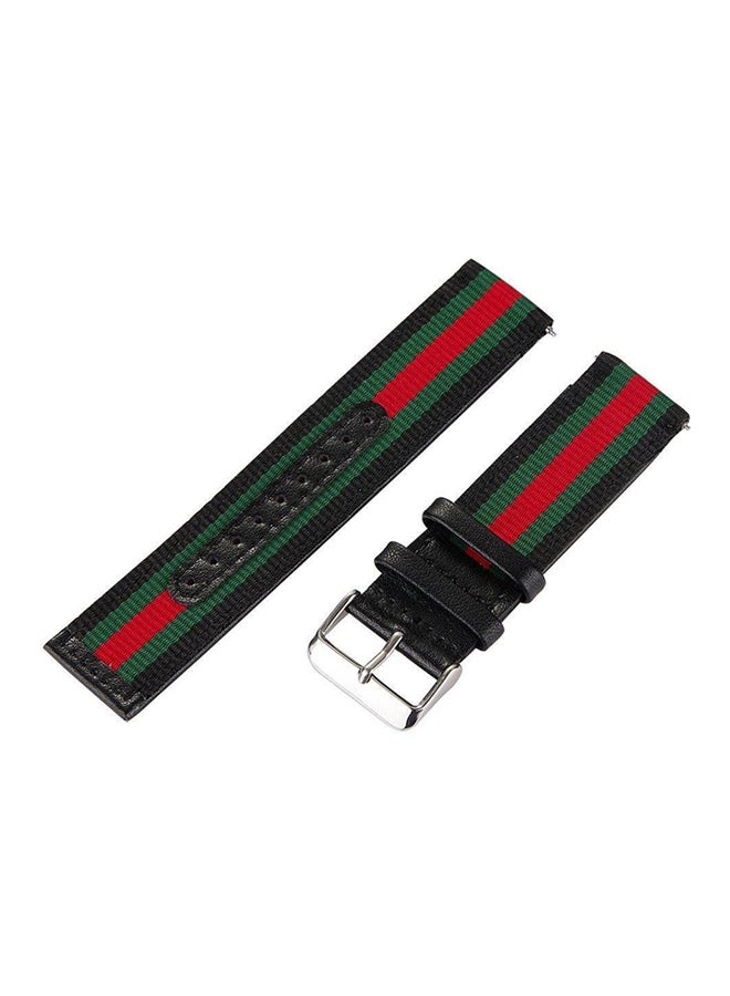 Leather Replacement Band For Samsung Gear S3 Watch 22 mm Multicolour