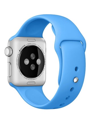Silicone Band For Apple Watch 38 mm Blue - v1535119556/N16610160A_1